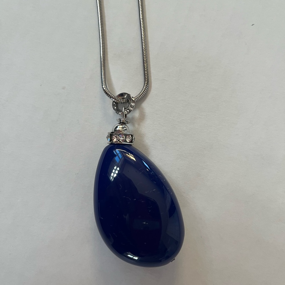 Chico's Blue and Silver Necklace